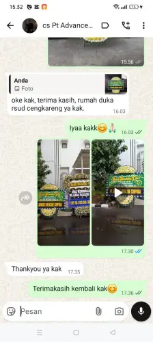 Testimonial Papan Bunga Pernikahan rangkasbitung barat