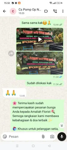 Testimonial Papan Bunga rangkasbitung barat