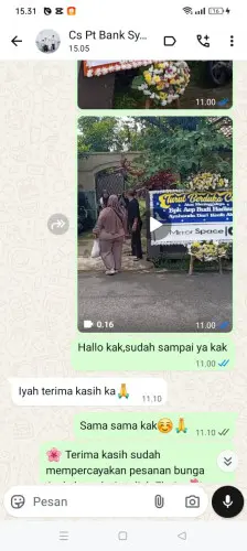 Testimonial Papan Bunga rangkasbitung barat